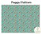 Poppy Pattern Decoupage Paper for Crafting and Multi Media Art (Medium - 18x24 inches)